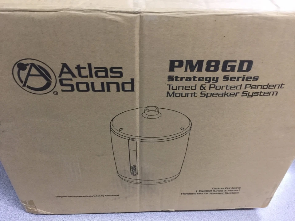 ATLAS SOUND PM8GD-B Pendant Mount Strategy series. Black - Image 1 of 1