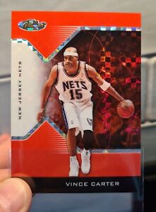 2005 TOPPS FINEST🔥VINCE CARTER  X FRACTOR RED❗️📈LIMITED HOLOFOIL 99❗️❗️