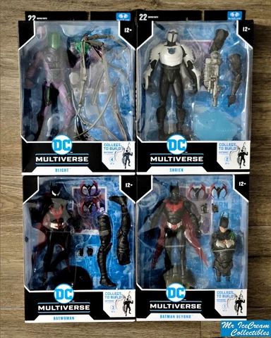 McFarlane Toy DC Multiverse Batman Futures End Joker Bot BAF Series Complete Set Cover