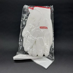 Supreme FW20 Rubberized Work Gloves Box Logo White Brand New Sealed - Picture 1 of 2