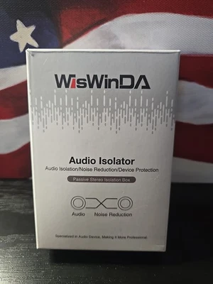 WisWinDA Stereo Audio Isolator / Noise Reduction / Device Protection RCA - 2 - Image 1 of 2