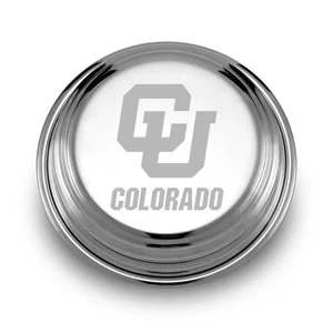 Neu mit Etikett Vintage Silber 1/1 handgefertigt Lux University Colorado Briefbeschwerer Schreibtisch Geschenk - Bild 1 von 1