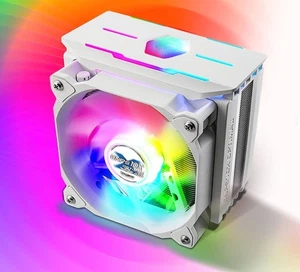 New ZALMAN Ultra Quiet CPU Cooler CNPS10X OPTIMA II WHITE RGB 120mm - Picture 1 of 7