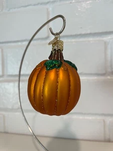 Alte Welt Weihnachten Kürbis Ornament mit Box.  Display Aufhänger nicht dabei. - Bild 1 von 4