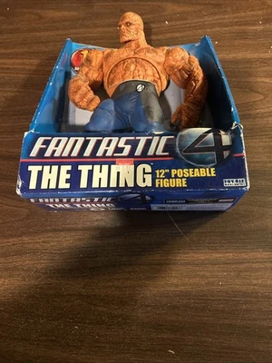 Toy Biz Marvel Fantastic 4 The Thing 2005 figura posable de 12" nueva en paquete Foto 1 de 4