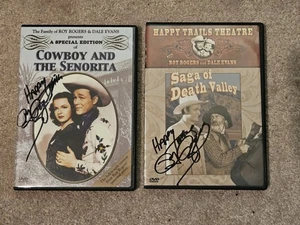 Roy Rogers Autographed DVDs Happy Trail Dale Evans Movies - Picture 1 of 5