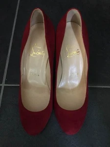 Women 5.5US Pumps Suede Christian Louboutin - Picture 1 of 2