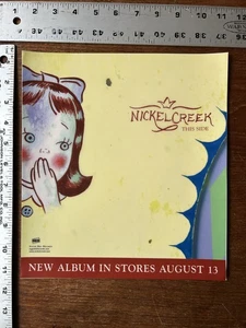 NICKEL CREEK DIESE SEITE NEUES ALBUM IM LADEN Alison Kraus Bluegrass CD LP - Bild 1 von 1