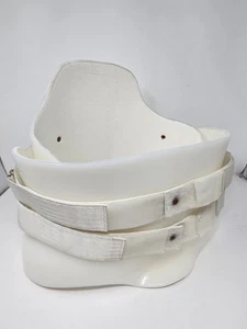 Tutore posteriore rigido a conchiglia 42" petto clam shell 2 pezzi gancio e passante cinghie - Foto 1 di 10