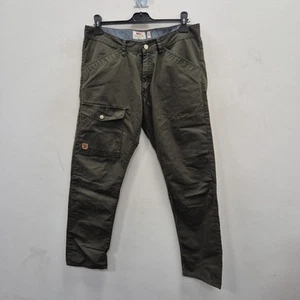 Fjallraven Greenland G-1000 Cargo Workwear Mid Trousers Pants Eu 50 W 33 - 34" - Picture 1 of 7