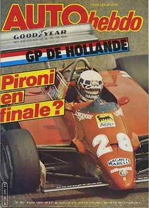 AUTO HEBDO n°325 08/07/1982 GP HOLLANDE RALLYE NOUVELLE ZELANDE MG METRO - Imagen 1 de 1