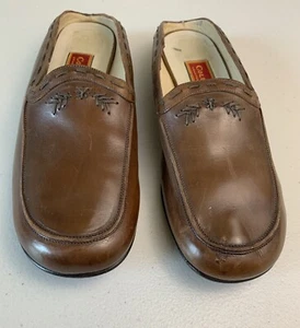 Cole Haan Loafers Moc Toe Country Brown Slip On Italy Mules Women's US 6.5 B - Picture 1 of 10