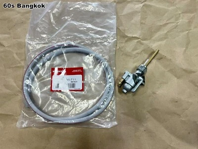 Honda CB350 CL350 SL350 CB360 CB450 CL450 Petcock Fuel Cock Tap & TUBE FUEL/ NEW Foto 1 de 4