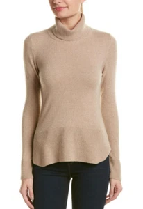 Forte Cashmere Sweater Tan XL NWT $245 - Picture 1 of 3