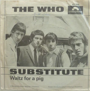 7" 1966 BEAT & ROCK RARE IN VG++ ! THE WHO : Substitute - Bild 1 von 1
