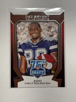 2010 Topps - Nfl Draft 75th Anniversary Dez Bryant #75DA-39 (RC) - Image 1 of 2