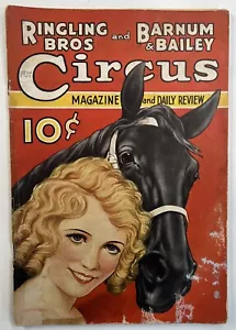 RINGLING BROTHERS 1934 BARNUM & BAILEY CIRCUS MAGAZINE PROGRAM & DAILY REVIEW - Picture 1 of 12