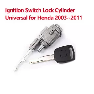 Ignition Switch Lock Cylinder with Key for Honda Accord Fit CR-V Odyssey Civic - Picture 1 of 5