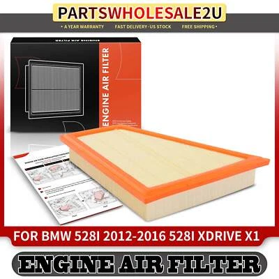 Engine Air Filter for BMW 528i / 528i xDrive X1 2012-2016 Z4 2011-2016 2.0L 3.0L - Image 1 of 4