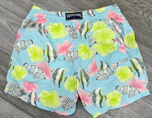Pantalones Cortos de Natación Vilebrequin Vintage Estampado de Peces Talla XL/L - Imagen 1 de 6