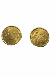 2 Münzen 20 Cent Kursmünzen Österreich  - Bild 1 von 2