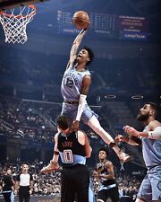 Ja Morant Dunks on Kevin Love Memphis Grizzlies NBA 8x10 Photo