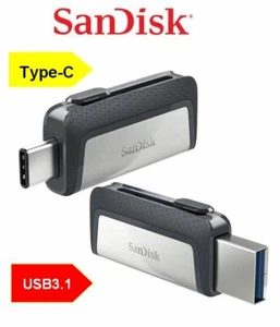 SanDisk Ultra Dual Drive 32GB 64GB 128GB 256GB USB TYPE-C Flash Drive OTG lot - Picture 1 of 9