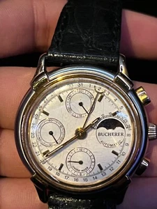 Bucherer - Moonphase Pointer Date - 78790 Vintage watch - Picture 1 of 12