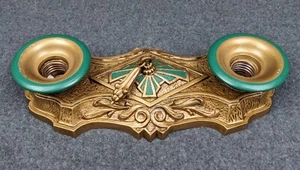 Antique LaSalle Art Deco Ceiling Light Fixture, Flush Mount, 1930's, Restored - Picture 1 of 10