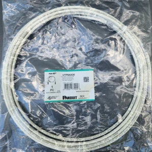Panduit Pan-Net UTP6AX20 Cat 6A 24 AWG UTP Copper Patch Cord, 20 ft, White - Picture 1 of 2