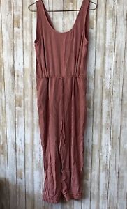 $264 Young Fabulous & Broke YFB Dusty Pink Jumpsuit One Piece M Medium NWT