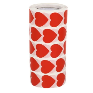 5 Rolls Liebe Aufkleber Herzförmige Selbstklebende Valentinstag-Liebesaufkleber - Bild 1 von 12