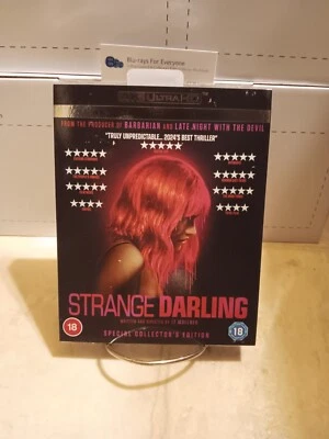 NEW Strange Darling 4K + Slip Sleeve Cover UHD Blu-ray (UK)[2023] Ships Next Day - Image 1 of 4