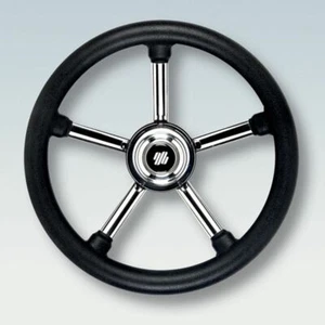 Ultraflex V24 Black Soft Grip 350mm Boat Steering Wheel - Picture 1 of 1