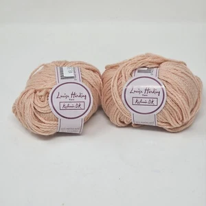 YARN Louisa Hardimg Kashmir Yarn PINK 2 Skeins Y30 - Picture 1 of 5