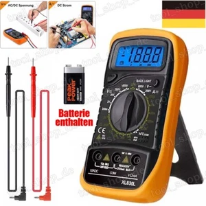 Digital Multimeter Messgerät Voltmeter Strom Amperemeter Kapazität Profi Prüfer - Bild 1 von 8