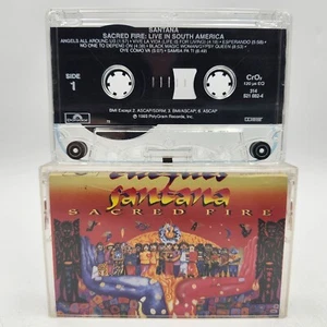Santana Sacred Fire Live In South America Cassette 1993 Polygram 314 521 082-4 - Picture 1 of 3