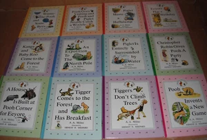 Lot of 12 The Winnie the Pooh Library by A.A. Milne Hardcover - Picture 1 of 2