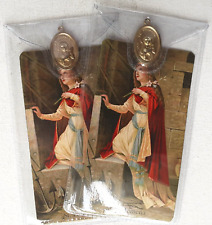 ST PHILOMENA    Novena  Prayer Card & Medal    PACK OF TWO