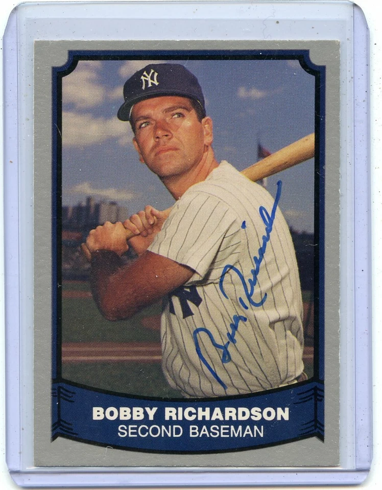 1988 PACIFIC LEGENDS #74 BOBBY RICHARDSON AUTOGRAPH, NEW YORK YANKEES, 013120 - Image 1 of 1