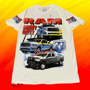Neu Dodge Ram Heavy Duty Longhorn Truck Classic Herren Throwback T-Shirt - Bild 1 von 2