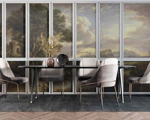 View of the City of Edinburgh Blue Sky River Castle  Wallpaper Murals - Picture 1 of 9