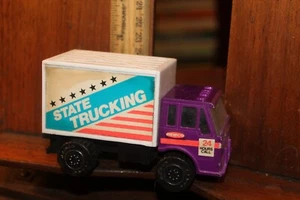 Vintage Pressed Steel and Plastic 1988 Remco Box Truck Van State Trucking - Picture 1 of 5