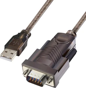 USB to RS232 Adapter with FTDI Chipset: 6ft USB 2.0 Male to RS232 Female DB9 - Picture 1 of 8