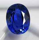 Certified 10.25 Ct Natural Kashmiri Blue Sapphire Oval Cut Loose Gemstone