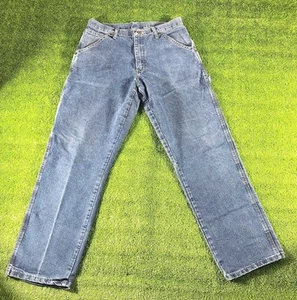Jeans Wrangler Para Hombre 34X32 Azul Oscuro Pierna Recta Denim Carpintero 94LSWQW - Imagen 1 de 8