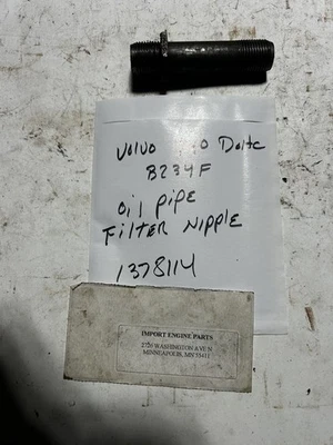 TUBO FILTRO ACEITE *USADO* SE ADAPTA A VOLVO 240/740 2316c DOHC 1989-1991 1378114 *USADO* Foto 1 de 3