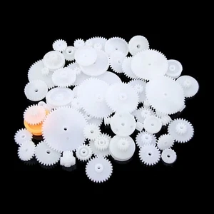 Single Double Layer M0.5 64 Kinds Shaft Crown Worm Gears Cog Wheels for DIY - Photo 1/10