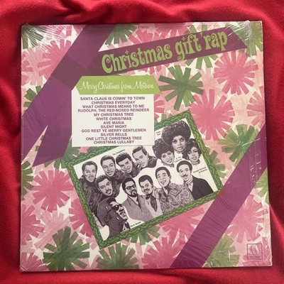 Christmas Gift Rap Merry Christmas From Motown 1970 vinyl M 725 VG+ Shrink - Image 1 of 3