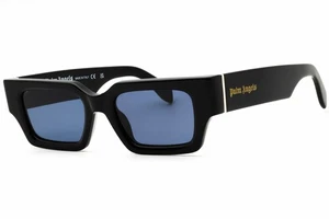 Occhiali da sole PALM ANGELS HYDE PERI086C99PLA0011045 montatura nera lenti blu 50 mm - Foto 1 di 4